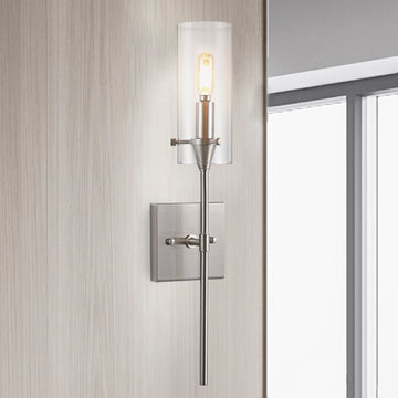 Cato Bohemian Farmhouse Iron/Glass LED Vanity - JONATHAN Y